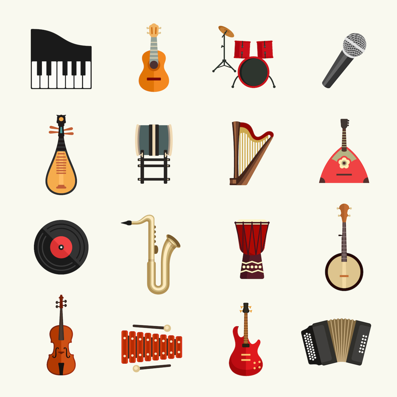 Instrumenty, gatunki, słownictwo muzyczne – muzyka w języku angielskim