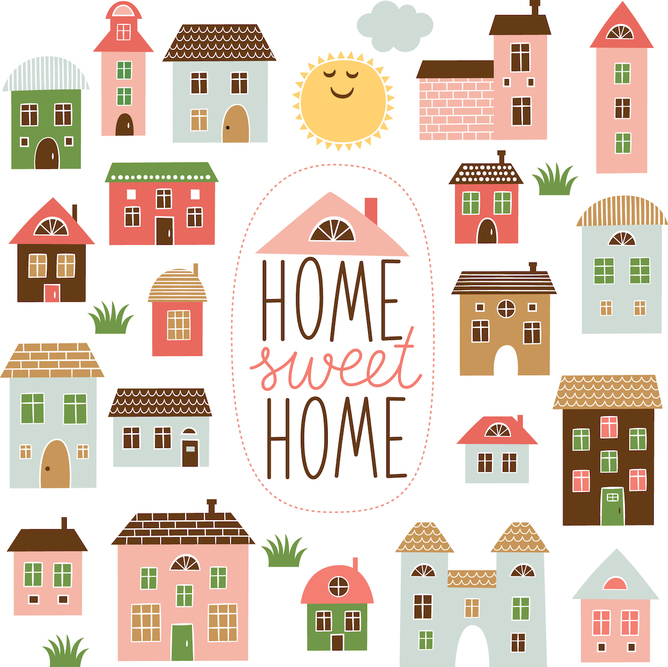 Rodzaje domów w języku angielskim - cottage, semi-detached house, villa...