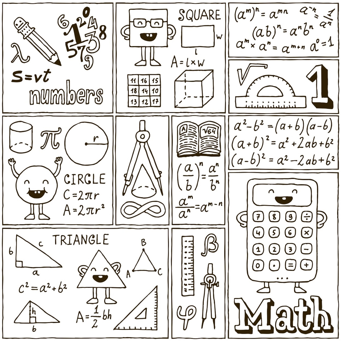 Geometry, diameter, equation... – terminy matematyczne po angielsku
